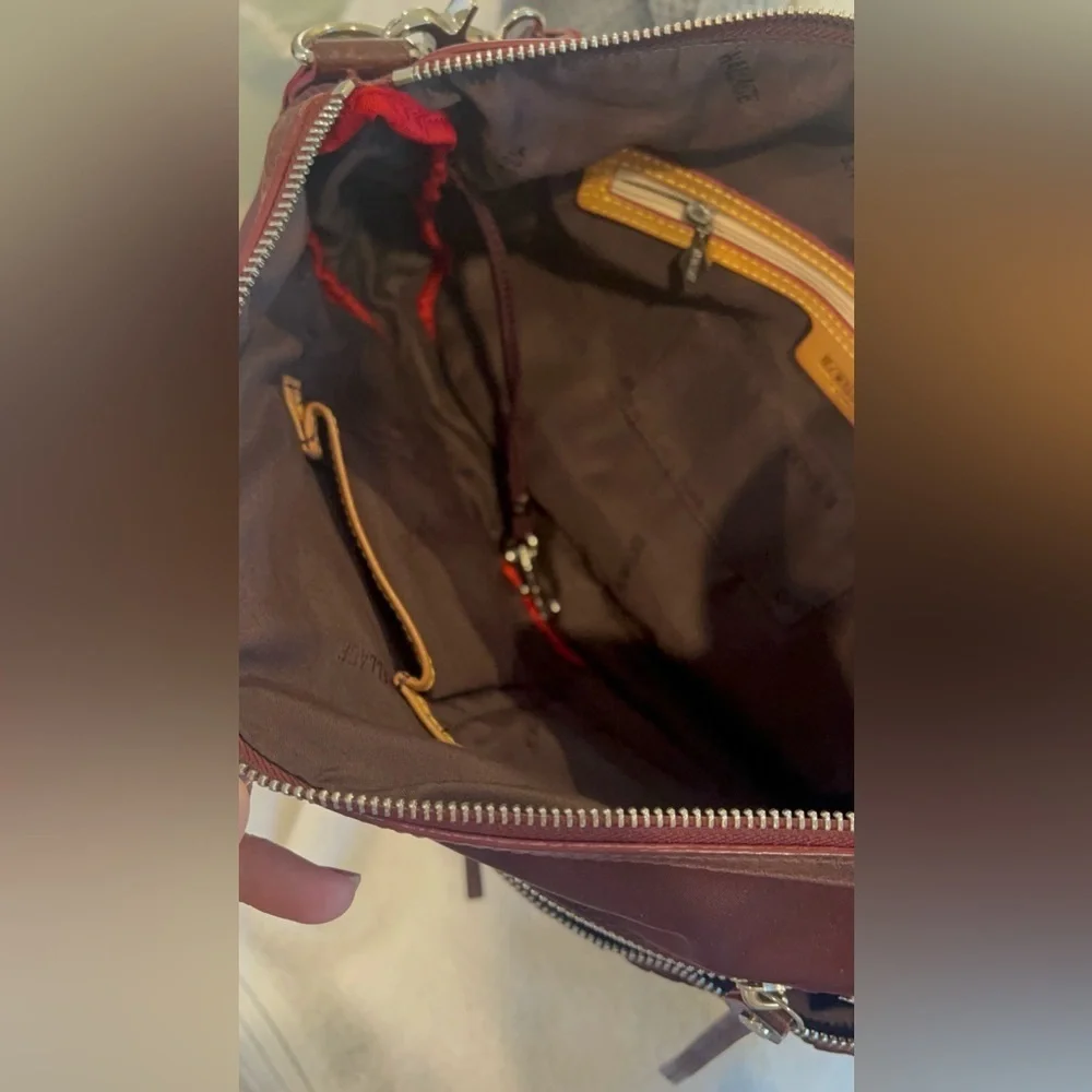 MZ Wallace Paige shoulder bag burgundy/wine color